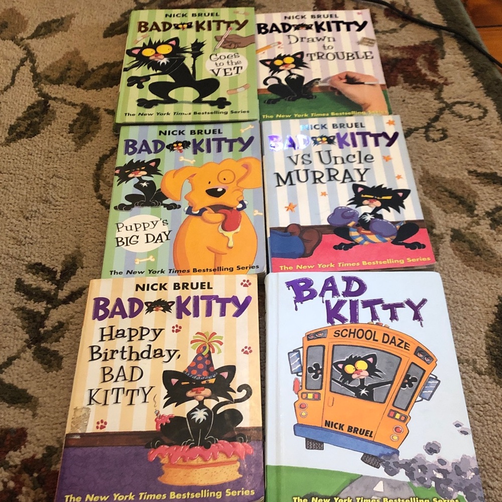 Bad Kitty Hardcover and soft cover Book Set - Colorful Children's Collection